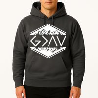 Inspirational Christian God Is Greater Than The High And Lows Camping Hoodie