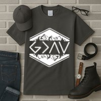Inspirational Christian God Is Greater Than The High And Lows Camping Tall T-Shirt