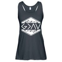 Inspirational Christian God Is Greater Than The High And Lows Camping Ladies Essential Flowy Tank