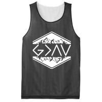 Inspirational Christian God Is Greater Than The High And Lows Camping Mesh Reversible Basketball Jersey Tank
