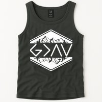 Inspirational Christian God Is Greater Than The High And Lows Camping Tank Top