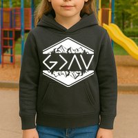 Inspirational Christian God Is Greater Than The High And Lows Camping Kids Hoodie