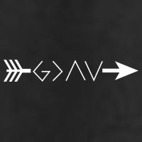 Inspirational Christian God Is Greater Than The High And Lows Shooting Arrow 7 Panel Mesh Trucker Snapback Hat