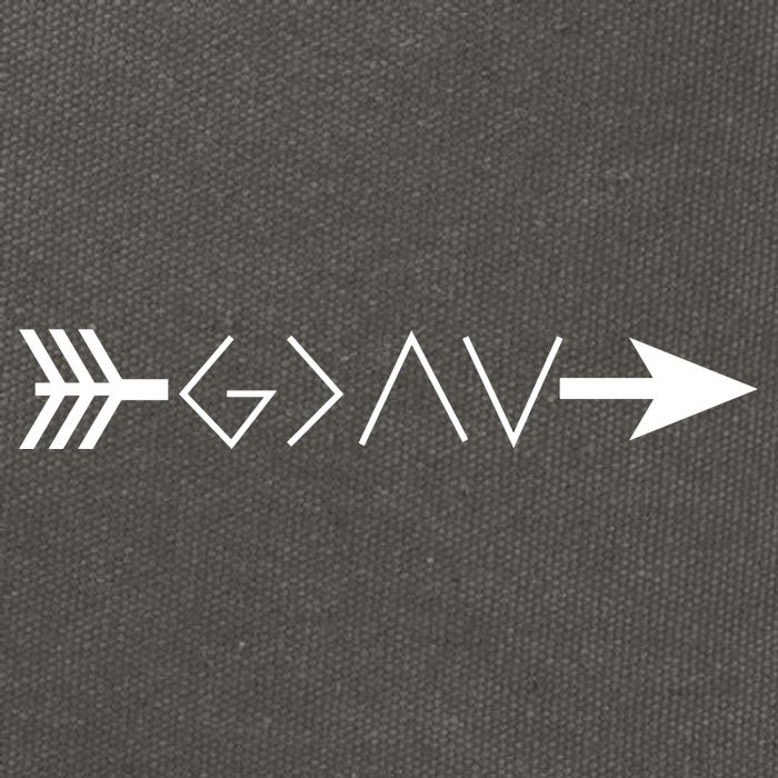 Inspirational Christian God Is Greater Than The High And Lows Shooting Arrow Cotton Canvas Backpack