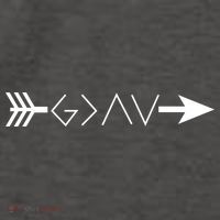Inspirational Christian God Is Greater Than The High And Lows Shooting Arrow Vector Backpack