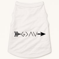 Inspirational Christian God Is Greater Than The High And Lows Shooting Arrow Doggie Tank