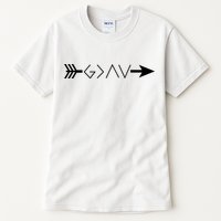 Inspirational Christian God Is Greater Than The High And Lows Shooting Arrow Tall T-Shirt