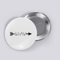 Inspirational Christian God Is Greater Than The High And Lows Shooting Arrow Button