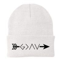 Inspirational Christian God Is Greater Than The High And Lows Shooting Arrow Beanie