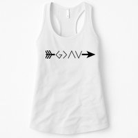 Inspirational Christian God Is Greater Than The High And Lows Shooting Arrow Womens Tank Top