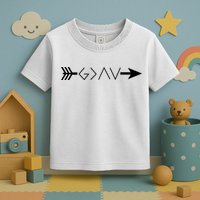 Inspirational Christian God Is Greater Than The High And Lows Shooting Arrow Toddler T-Shirt