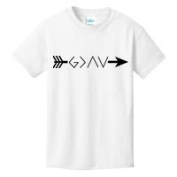 Inspirational Christian God Is Greater Than The High And Lows Shooting Arrow Kids T-Shirt