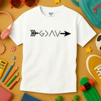 Inspirational Christian God Is Greater Than The High And Lows Shooting Arrow Kids T-Shirt