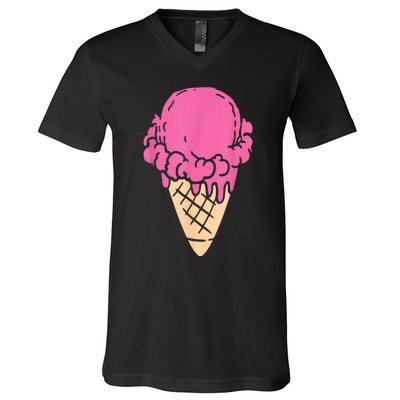 Ice Cream Gift V-Neck T-Shirt