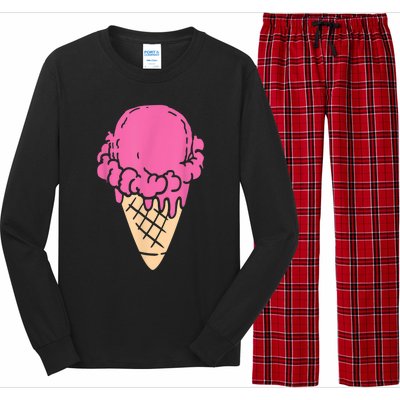 Ice Cream Gift Long Sleeve Pajama Set