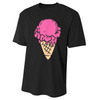 Ice Cream Gift Performance Sprint T-Shirt