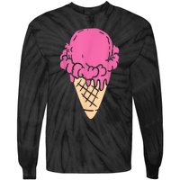 Ice Cream Gift Tie-Dye Long Sleeve Shirt