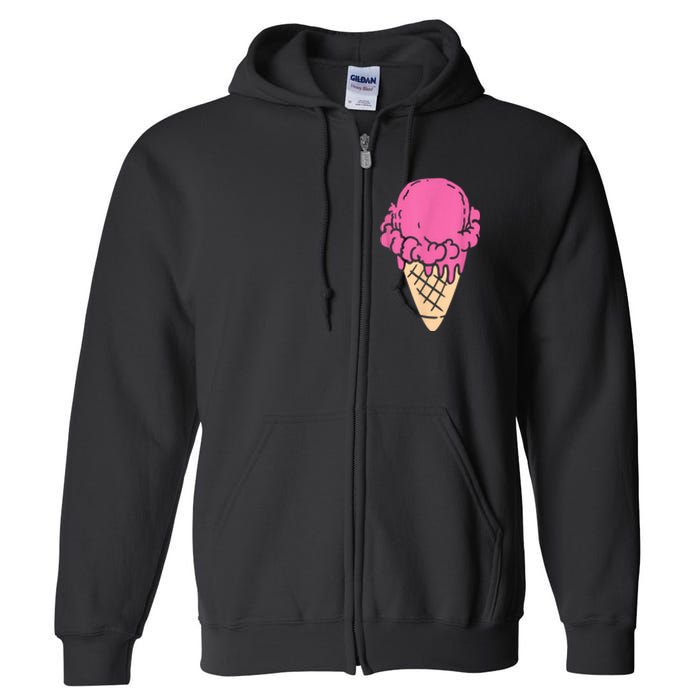 Ice Cream Gift Full Zip Hoodie