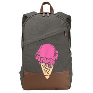 Ice Cream Gift Cotton Canvas Backpack