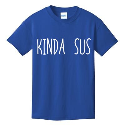 Impostor Cool Gift Kinda Sus Cute Gift Black Small Kids T-Shirt