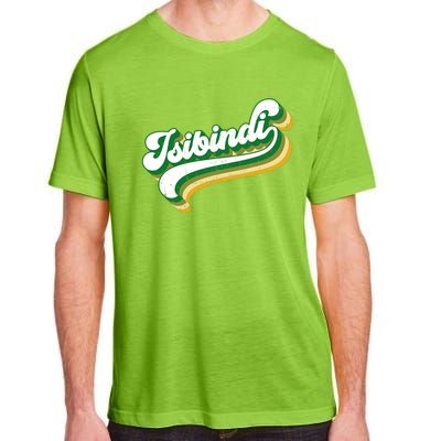 Isibindi Colorful Groovy Retro Style School Spirit Wear Adult ChromaSoft Performance T-Shirt