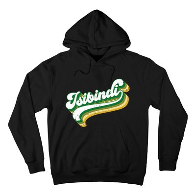 Isibindi Colorful Groovy Retro Style School Spirit Wear Hoodie