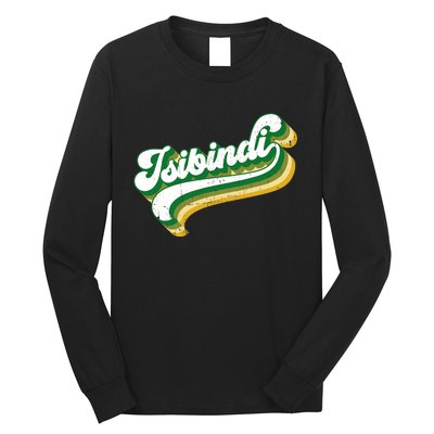 Isibindi Colorful Groovy Retro Style School Spirit Wear Long Sleeve Shirt