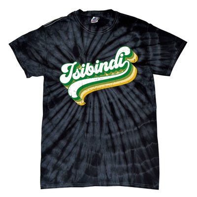 Isibindi Colorful Groovy Retro Style School Spirit Wear Tie-Dye T-Shirt