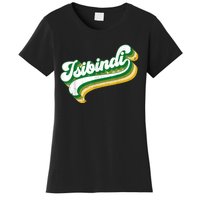 Isibindi Colorful Groovy Retro Style School Spirit Wear Women's T-Shirt