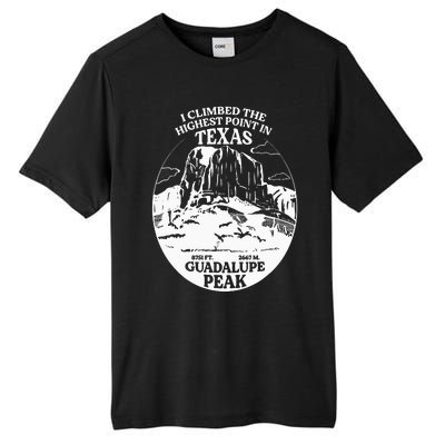 I Climbed Guadalupe Peak- The Highest Point In Texas Tall Fusion ChromaSoft Performance T-Shirt