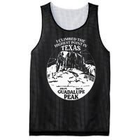 I Climbed Guadalupe Peak- The Highest Point In Texas Mesh Reversible Basketball Jersey Tank