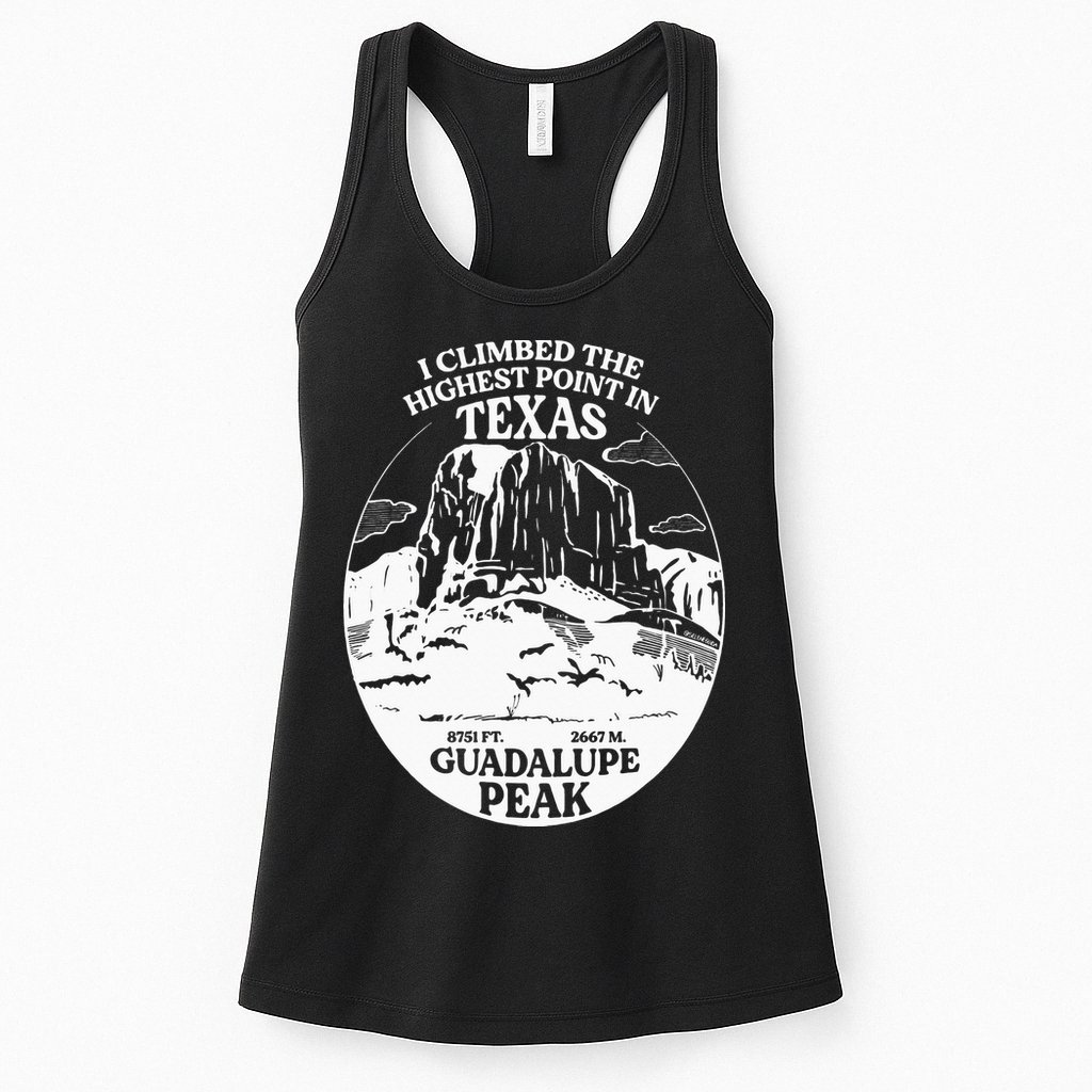 I Climbed Guadalupe Peak- The Highest Point In Texas Womens Tank Top