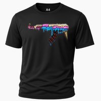 Ice Cream Gun Cooling Performance Crew T-Shirt