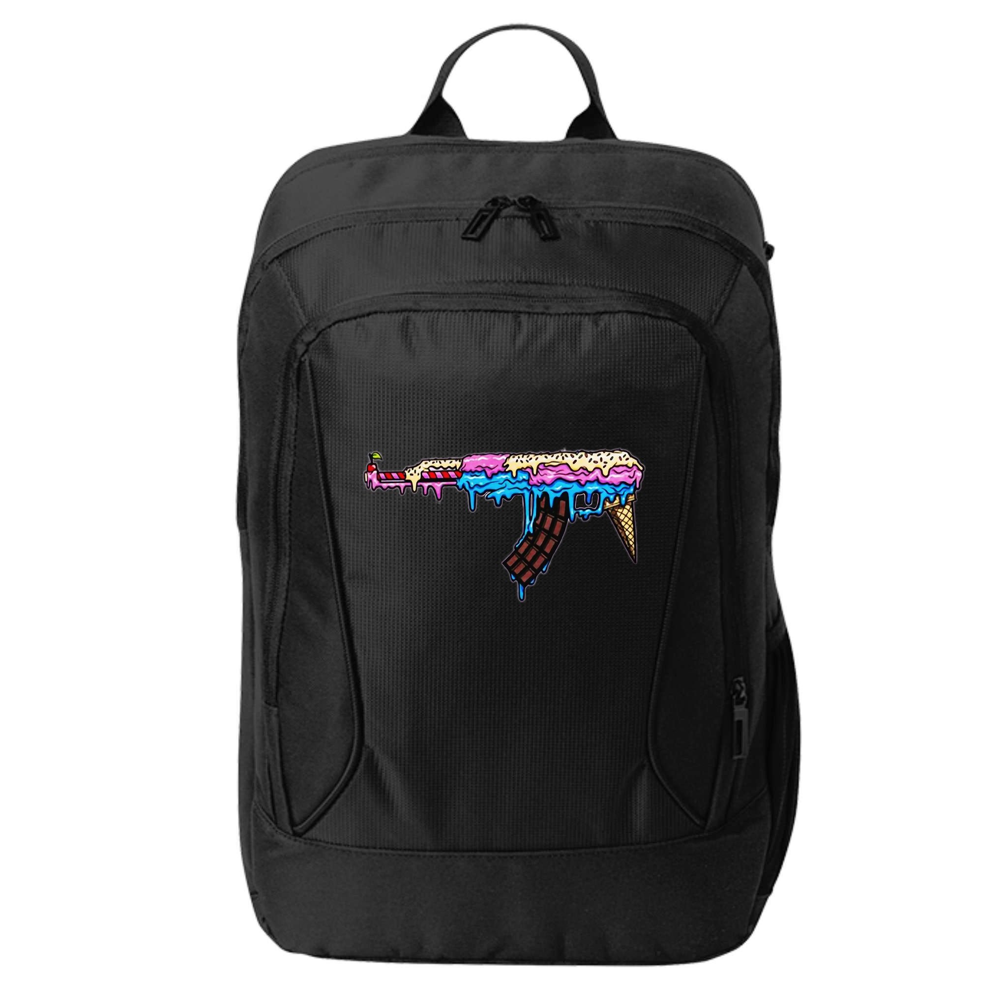 Ice Cream Gun City Backpack
