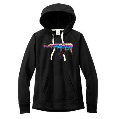 Ice Cream Gun Women's Fleece Hoodie