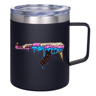 Ice Cream Gun 12oz Stainless Steel Coffee Mug