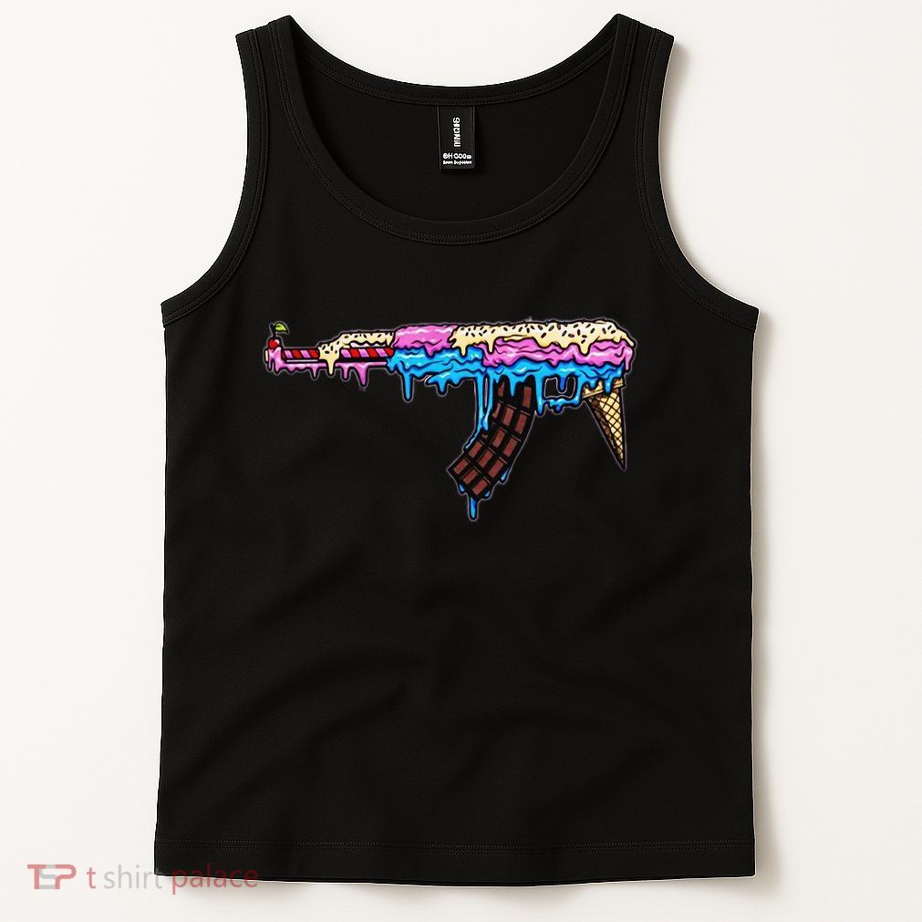 Ice Cream Gun Tank Top