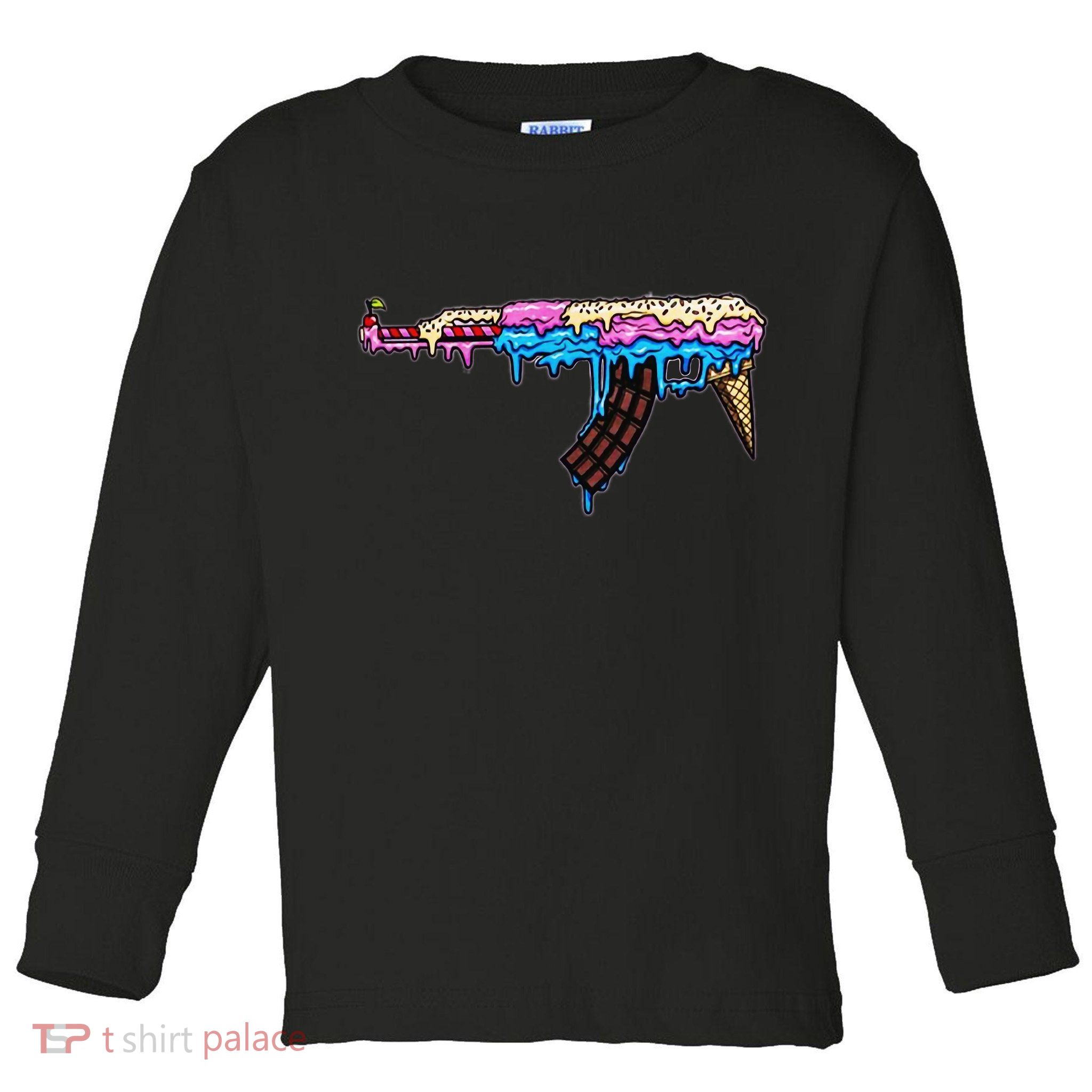 Ice Cream Gun Toddler Long Sleeve Shirt