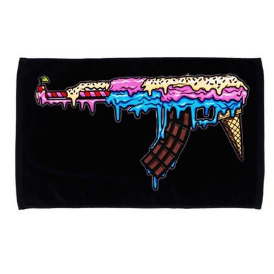 Ice Cream Gun Microfiber Hand Towel