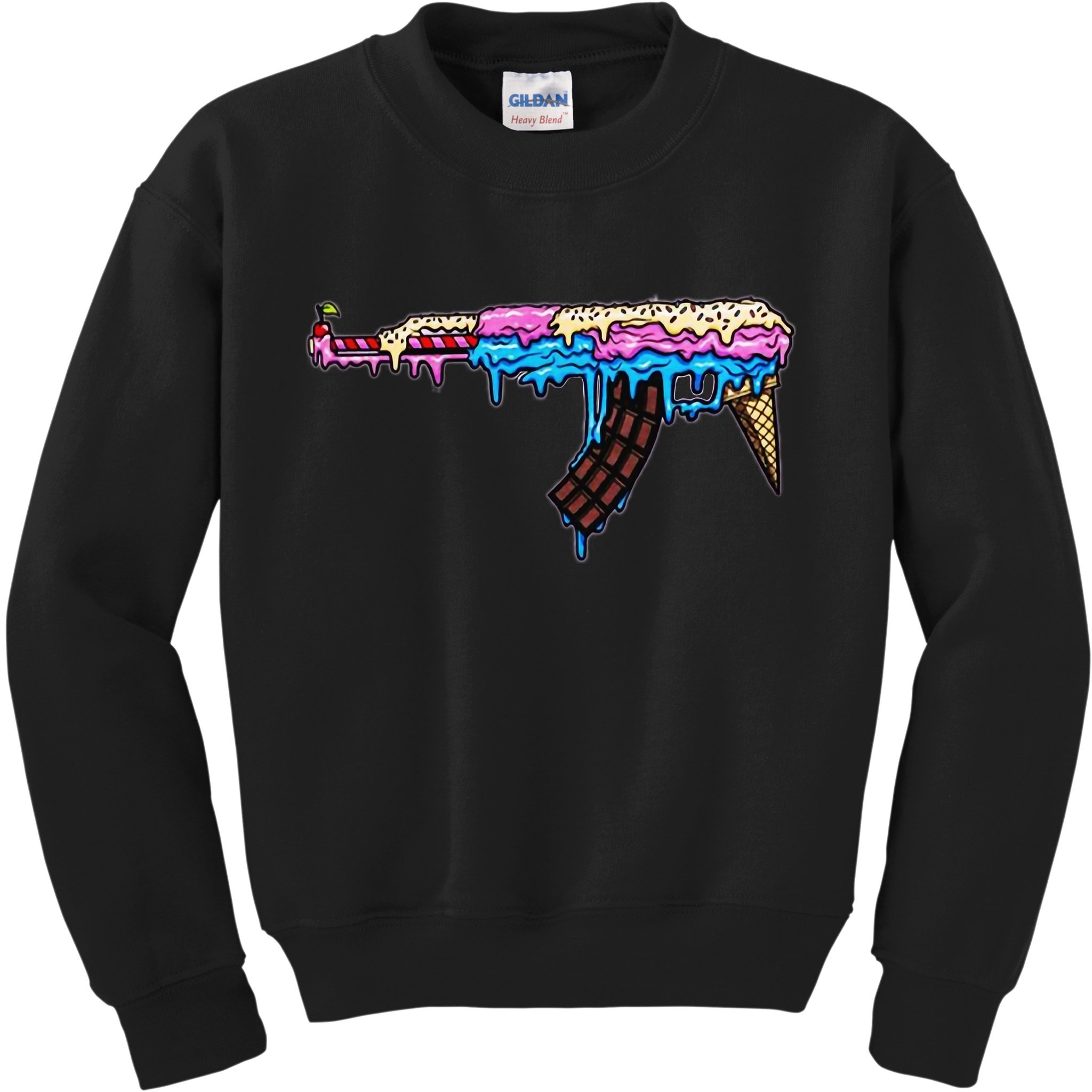Ice Cream Gun Kids Sweatshirt