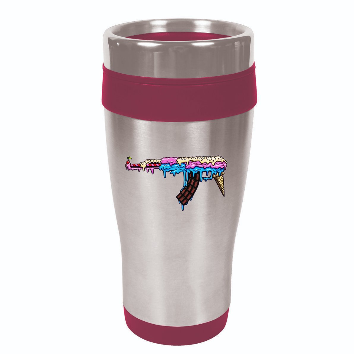 Ice Cream Gun 16oz Travel Tumbler