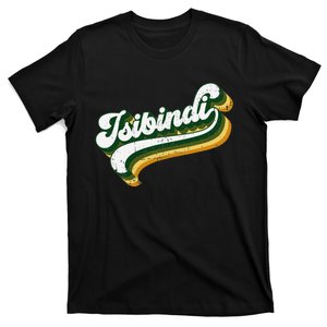 Isibindi Colorful Groovy Retro Style School Spirit Wear T-Shirt