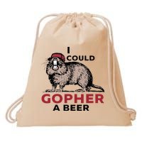 I Could Gopher A Beer Drawstring Bag