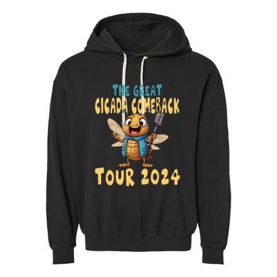 Insect Cicada Great Cicada Comeback Garment-Dyed Fleece Hoodie