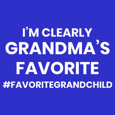 Im Clearly Grandmas Favorite Grandmas Favorite Grandson Gift T-Shirt