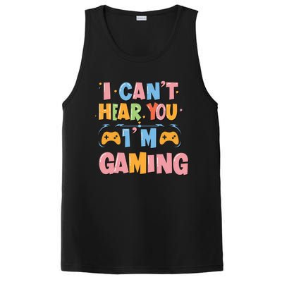 I CanT Hear You IM Gaming Ultimate Gaming Mode On Cute Gift PosiCharge Competitor Tank