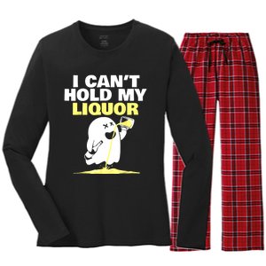 I CanT Hold My Liquor Women's Long Sleeve Flannel Pajama Set 