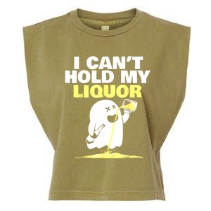 I CanT Hold My Liquor Garment-Dyed Women's Muscle Tee