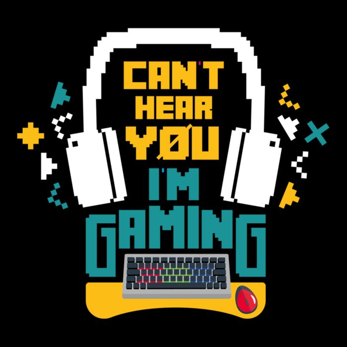 I CanT Hear You IM Gaming Pc Gamers Themed Gift Cooling Performance Crew T-Shirt