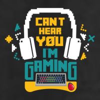 I CanT Hear You IM Gaming Pc Gamers Themed Gift Golf Towel